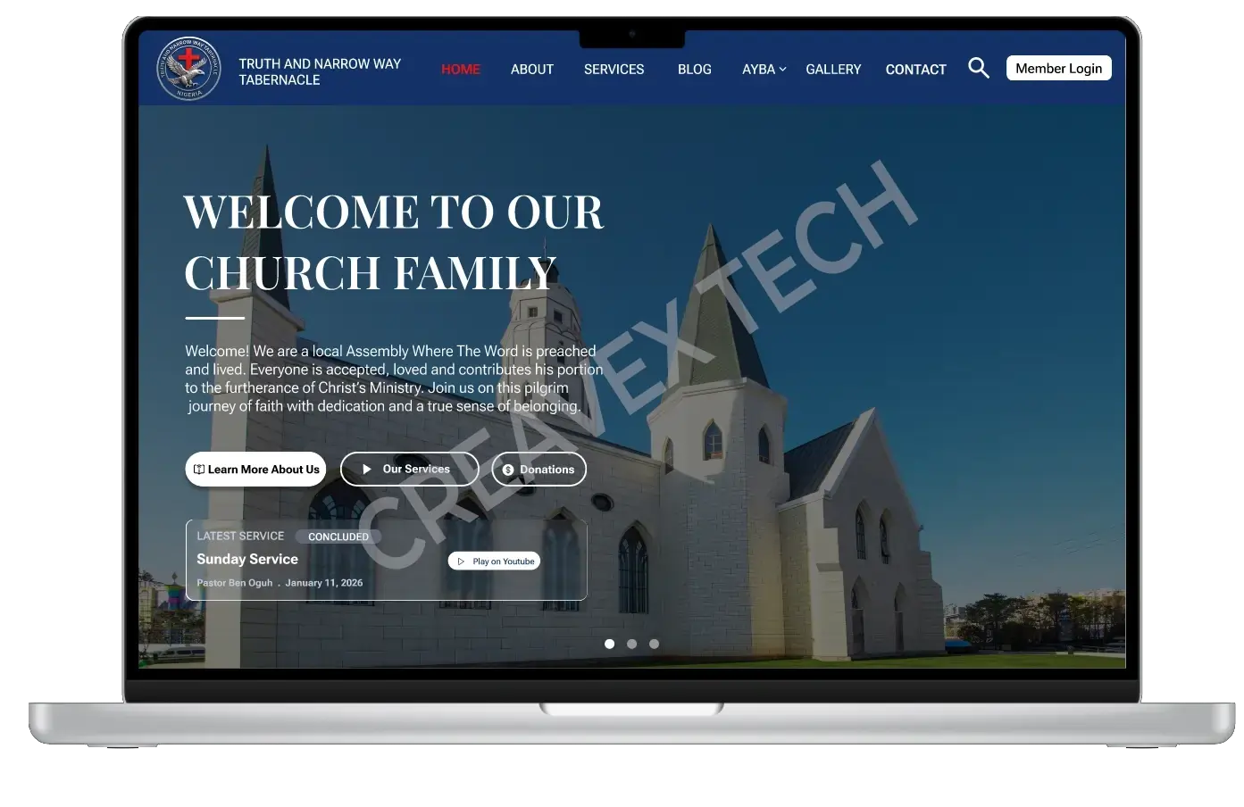 Web Design Project for Real Estate Company